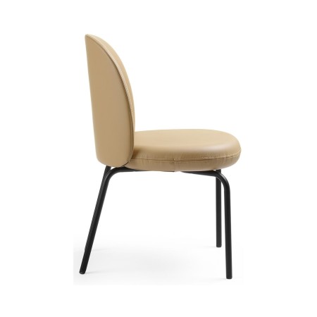 Vue latérale du dossier incurvé de la chaise Flos FS K 215