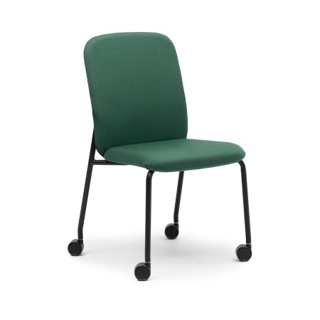 Chaise de réunion Hens HS 261 H mobile avec dossier haut rembourré