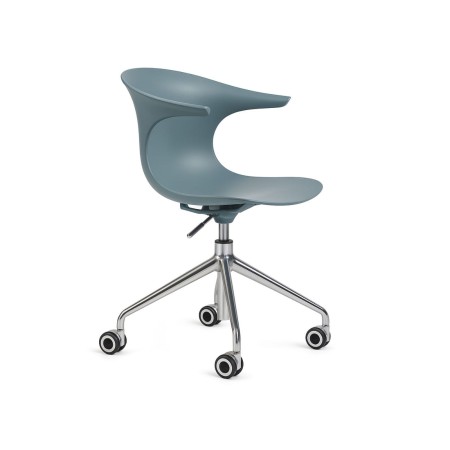 Chaise réglable à roulettes pour réunion Loop Mono Design