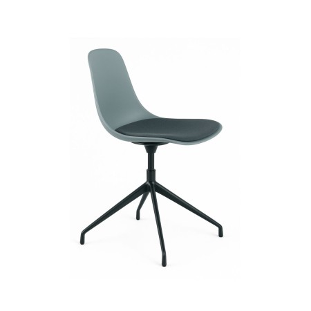 Chaise pivotante salle de réunion tissu et piètement 4 branches – Pure Loop Mono