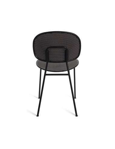 Chaise Tondina Slim – Esthétique sobre et durable avec des matériaux recyclés et une structure en métal