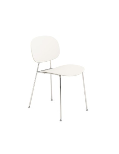 Chaise design Tondina Pop – Structure fine en métal et assise plastique facile d’entretien