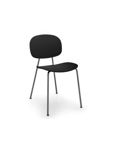 Tondina Pop – Chaise empilable au style minimaliste, disponible en plusieurs coloris