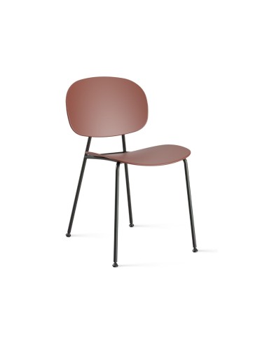 Chaise Tondina Pop – Structure métallique légère et assise en plastique pour un look contemporain