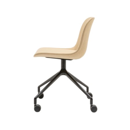 Chaise pivotante sur roulette avec assise en tissu - Baltic 2 classic 2