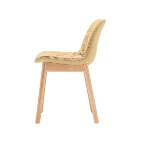 Chaise rembourrée et  pieds en bois - Baltic 2 Soft Duo