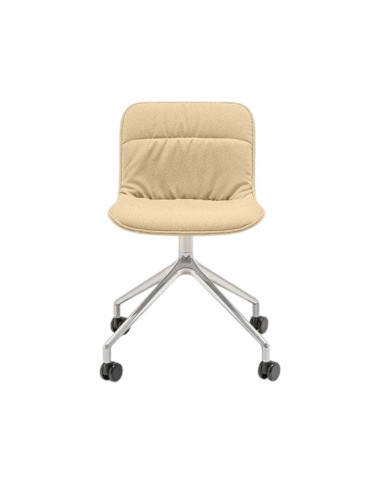 Chaise pieds croisés sur roulettes - Baltic 2 Soft Duo