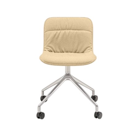 Chaise pieds croisés sur roulettes - Baltic 2 Soft Duo