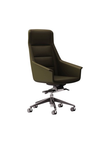 Siège de direction en cuir au design imposant - Jera