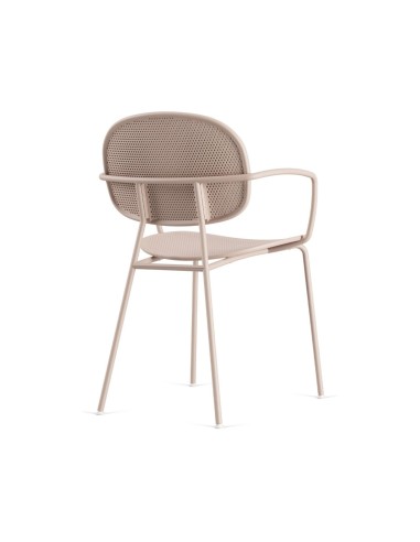 Chaise Tondina Slim – Design épuré et accoudoirs intégrés, idéale pour les espaces extérieurs modernes