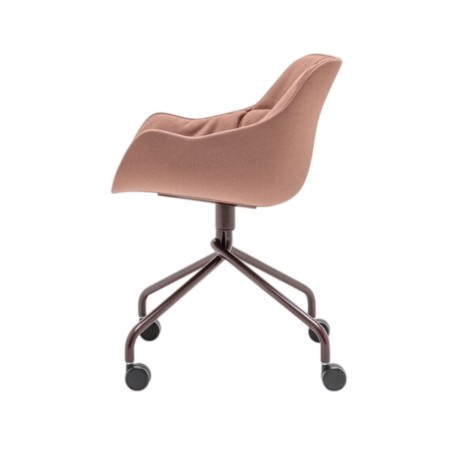 Baltic soft duo - assise rembourrée pieds étoile sur roulettes