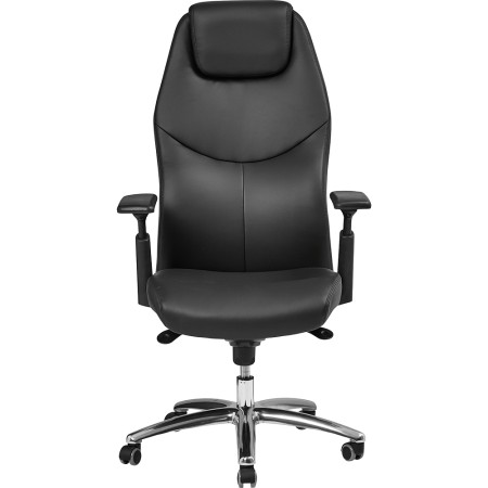 Fauteuil de direction en similicuir noir - Alvin - 8210