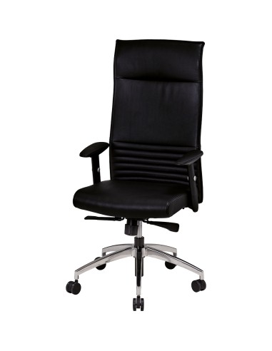 Chaise de direction cuir avec têtière - Quentin - 8200