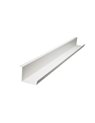 Goulotte range-câbles blanche en métal pour installation discrète