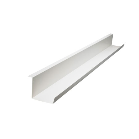 Goulotte range-câbles blanche en métal pour installation discrète