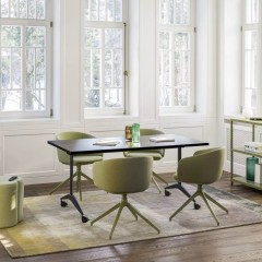 Table de réunion modulable