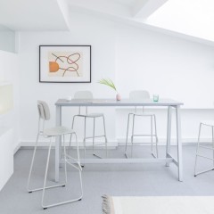 Table haute coworking 