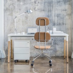Bureau pied en bois