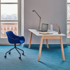 Bureau pied en bois massif