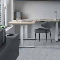 Bureau d'angle assis debout